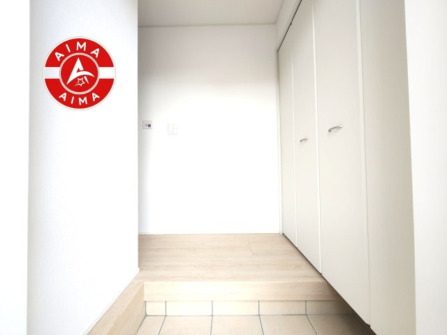福岡市東区西戸崎4丁目第21-3棟（2号棟）の防犯設備|二重ロックでしっかり防犯対策ができます。