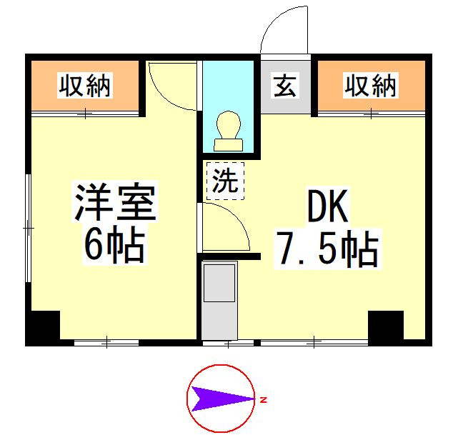 常盤マンションの間取り