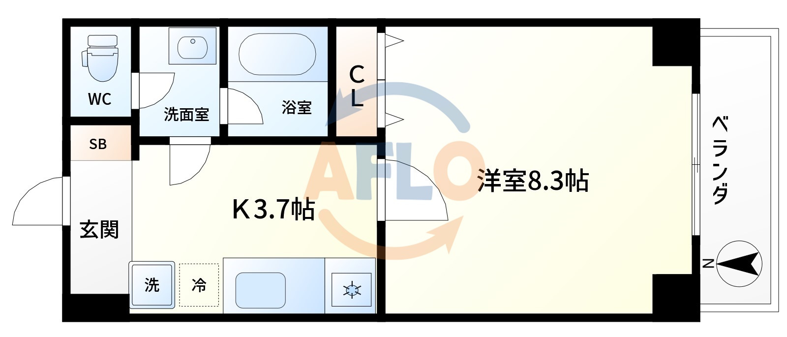ソレイユ吉野の間取り|ソレイユ吉野　間取り