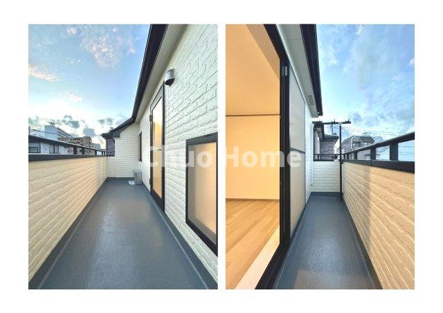 江戸川区南葛西3丁目中古住宅のバルコニー|両面バルコニー