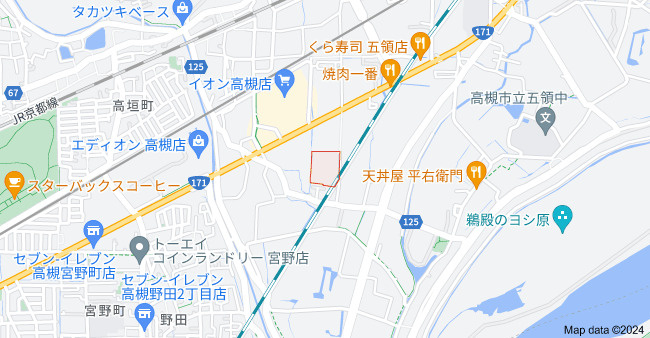 ビレッジハウス萩庄3号館の地図