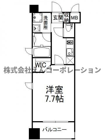 【間取り】 | エンクレスト天神シティ