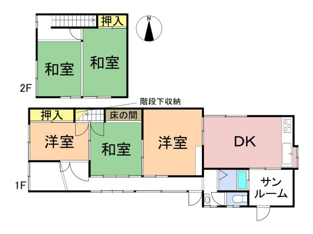 【商談中】中古戸建　大垣市林町8丁目の間取り