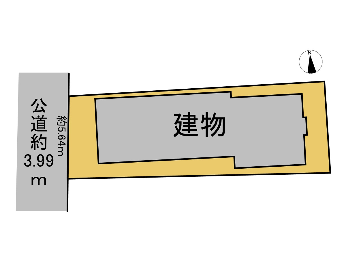 中古戸建　大垣市林町8丁目の区画図