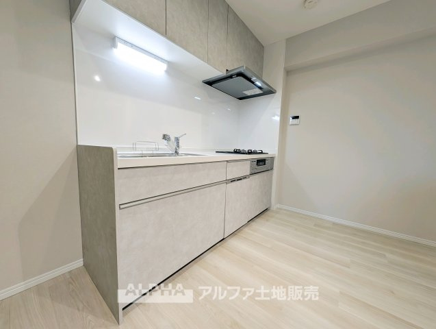 日神パレス立川第2のキッチン|コンパクトなキッチンで掃除もラクラク