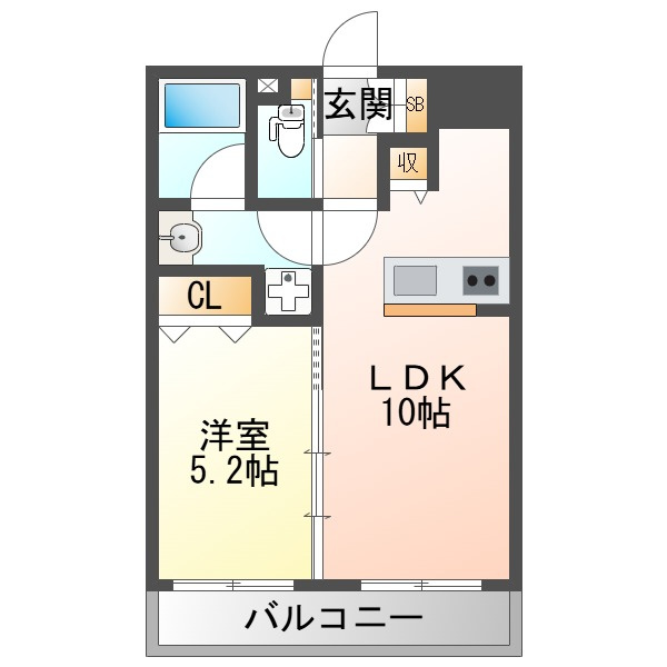 新大阪ファミール東館の間取り