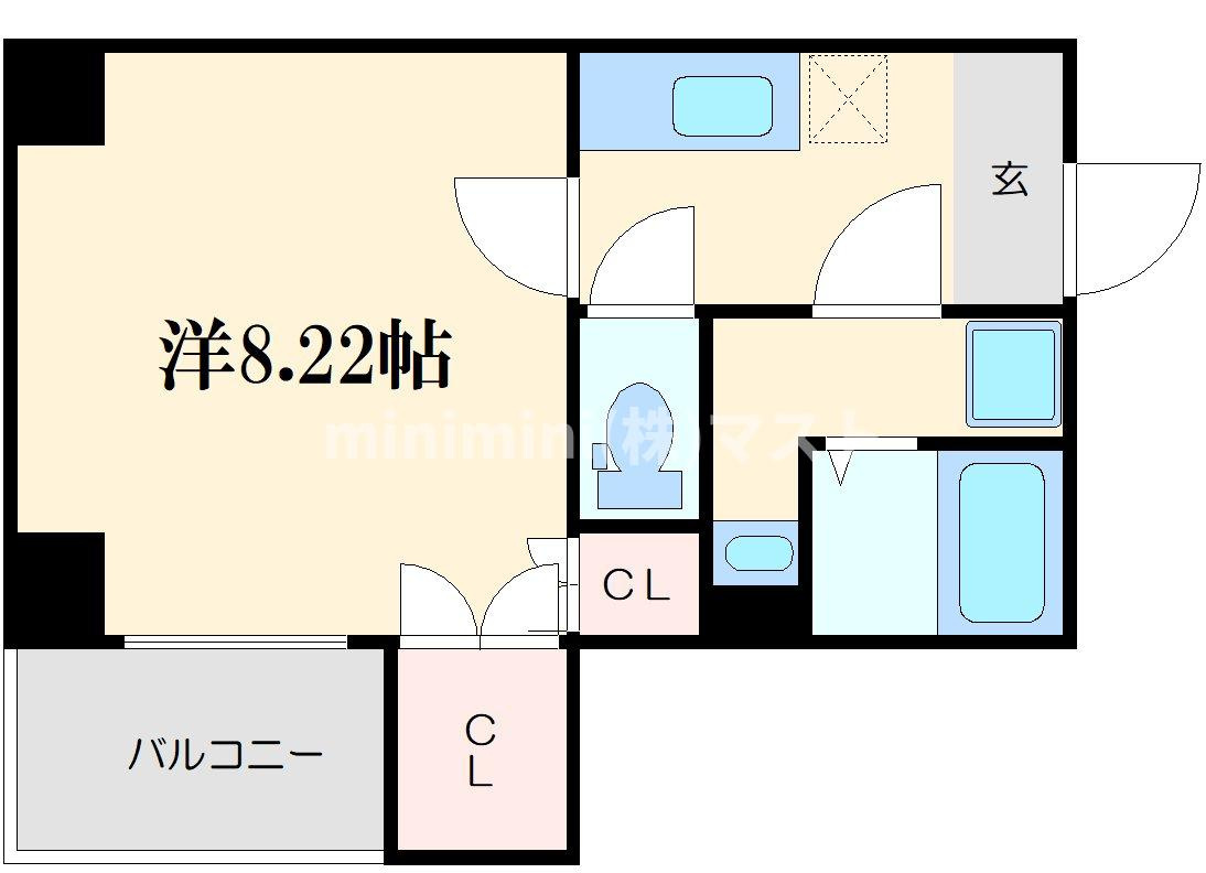 ドゥエリング上汐の間取り