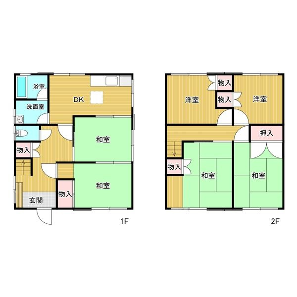 三木市自由が丘本町1丁目戸建の間取り