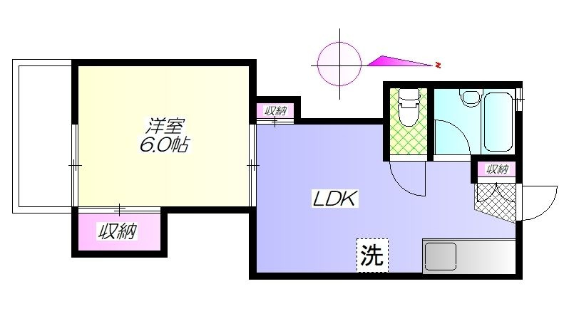 コーポスズキの間取り