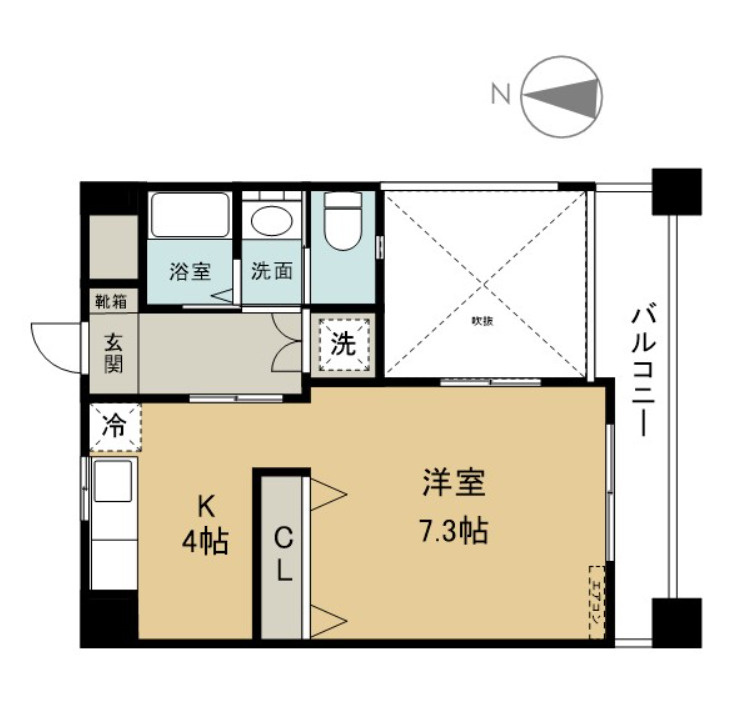 アメニックス大手町の間取り