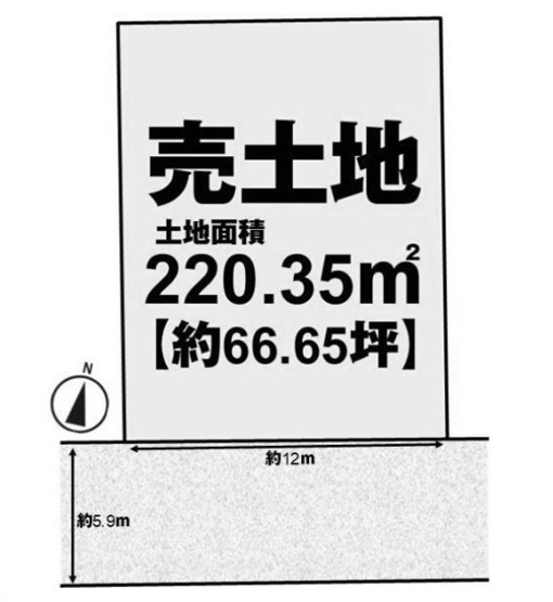 【土地図】 | 大原野西境谷町一丁目 売土地