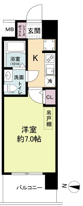 セレニテ東三国ミラクの間取り