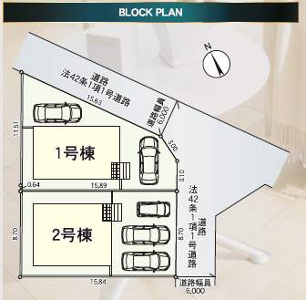 滝沢市室小路　第3の区画図