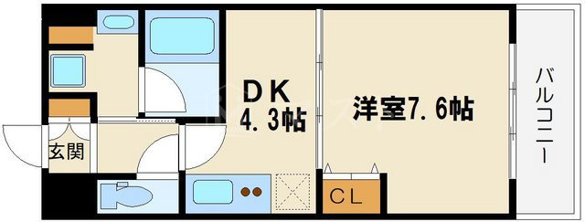 堂島プライマリーワンの間取り