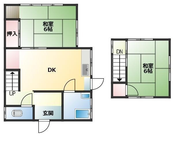 【間取り】 | 西区島崎6丁目