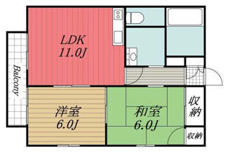 【間取り】 | プリムローズ　参番館