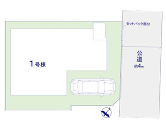 【区画図】 | 横浜市泉区中田東2丁目　全1棟 | 配置図