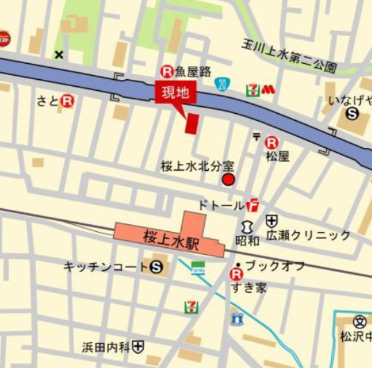 ＫＤＸレジデンス桜上水の地図
