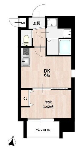 【間取り】 | MAISON PREMIER UMEDA NORTH