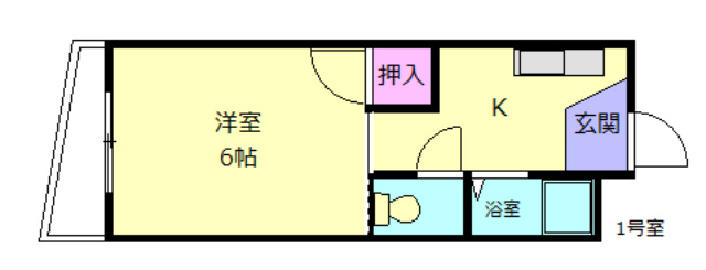 フォーサイト上津RⅡの間取り