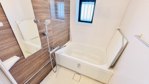 熊本市中央区渡鹿５丁目の賃貸マンションの浴室|日々の暮らしに欠かせないお風呂です