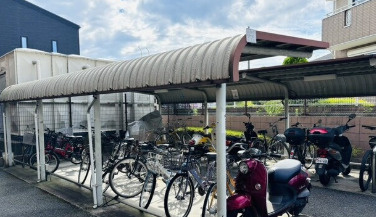 熊本市中央区渡鹿５丁目の賃貸マンションのその他共用部分|駐輪場