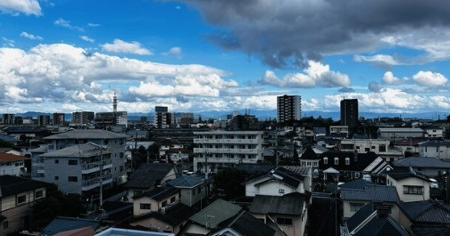 熊本市中央区渡鹿５丁目の賃貸マンションの展望|景色