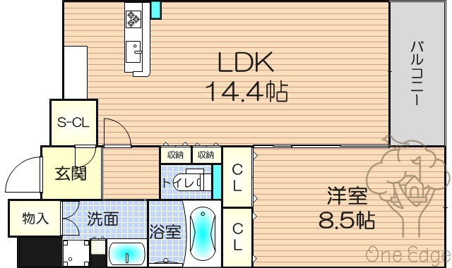 グレンパーク梅田北の間取り