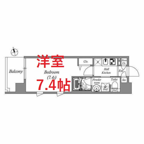 【間取り】 | エスタート品川南大井Ⅱ