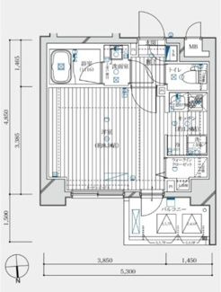 【間取り】 | ライズコート木場ステーションフロント