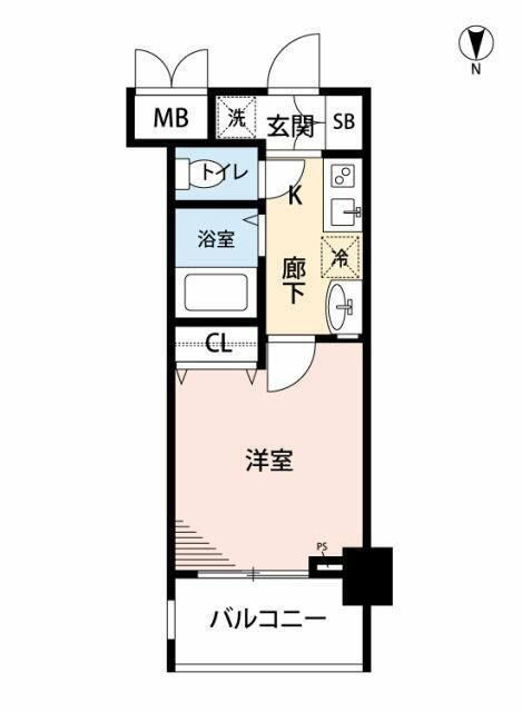 エルミタージュ池袋の間取り