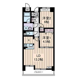 【間取り】 | ラ・ポーム | 間取りです。