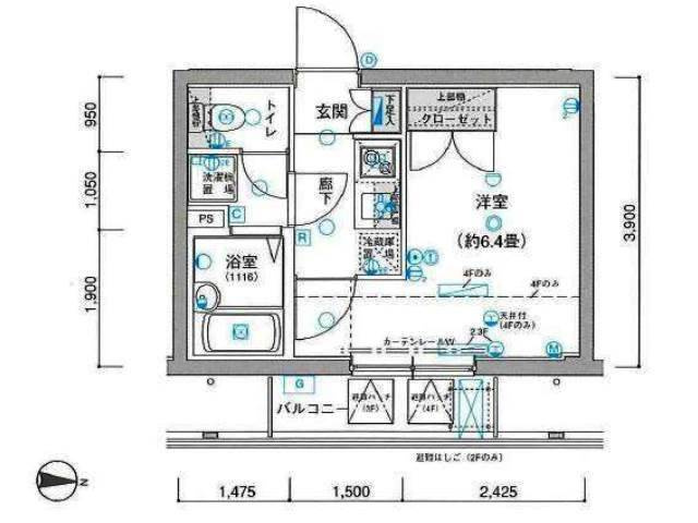 【間取り】 | ヴェルト笹塚ツインⅡ