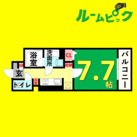 MX-III　名古屋市賃貸　仲介手数料無料の間取り