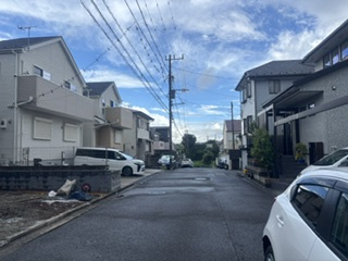 【前面道路含む現地写真】 | 泉区下和泉3丁目　新築分譲住宅　全1棟 | 前面道路