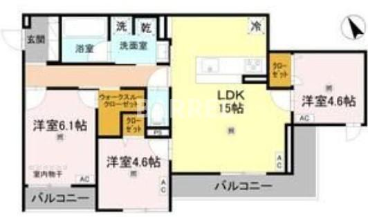 Rising Hills Ⅱの間取り