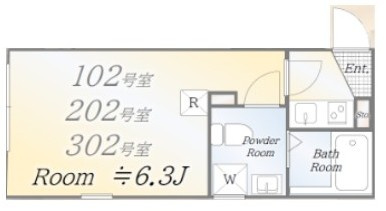 【間取り】 | ルミアコート六町