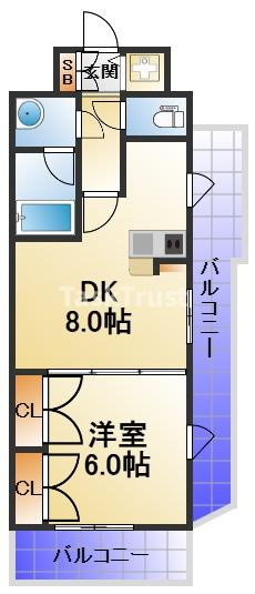 【間取り】 | センターヒル御幣島
