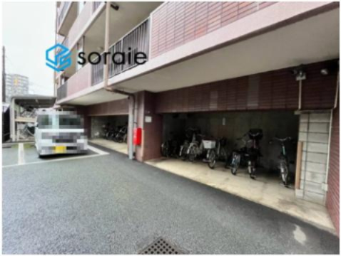 セラード川越連雀町　中古マンション　11階の駐輪場|9/7　撮影