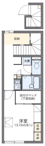 レオパレスＫ２の間取り