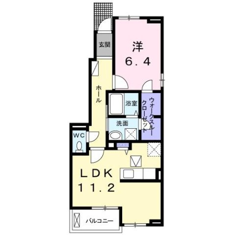 セレノパラッツオⅡの間取り