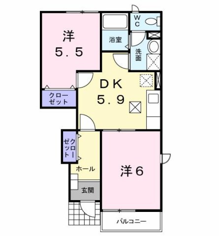 アムールコスモの間取り
