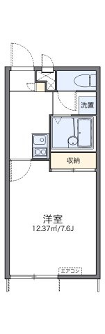 レオパレス上前ハイツ　Ｋの間取り
