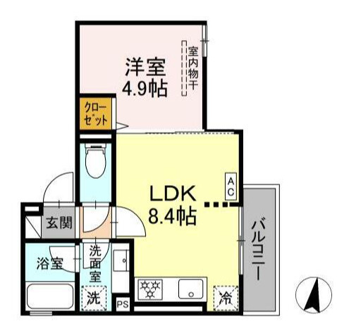 世田谷区砧１丁目ＫＪ　Ｄ－ＲＯＯＭ新築工事の間取り
