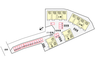 【駐車場】 | ジェルメ柏Ｂ棟 | 駐車場