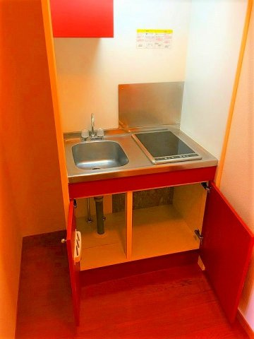 レオパレスカメリアひたち野Ⅰのキッチン