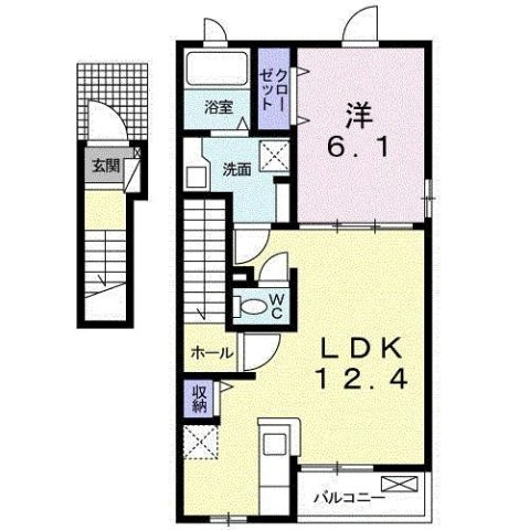 メゾンシャルマンの間取り