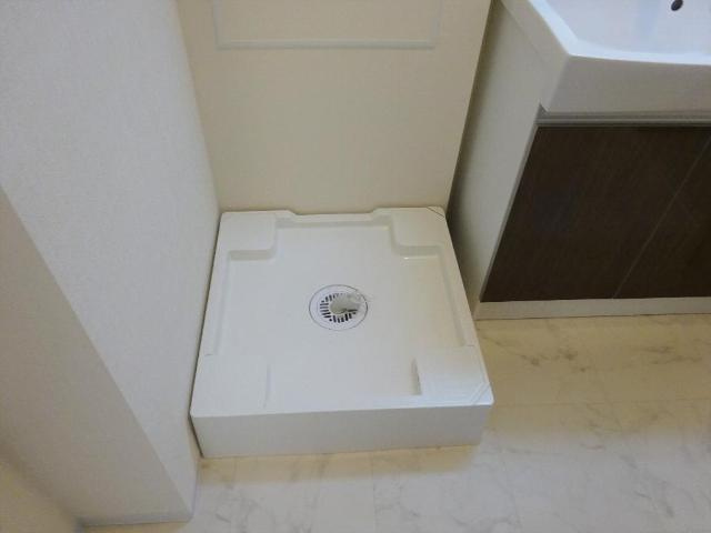 仮）つくばみらい市小絹新築アパートの洗面所|洗濯機置場（イメージ）