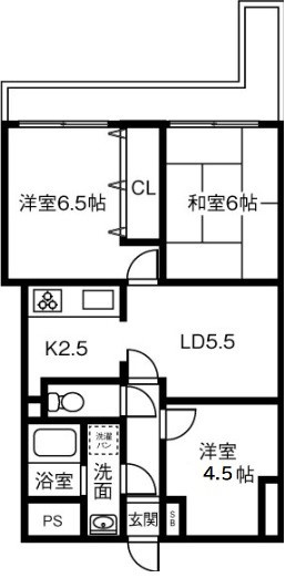 ライオンズマンション取手1004号室の間取り
