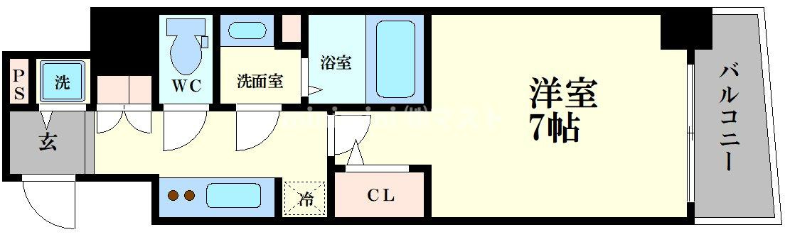 S-RESIDENCE福島玉川Tresの間取り